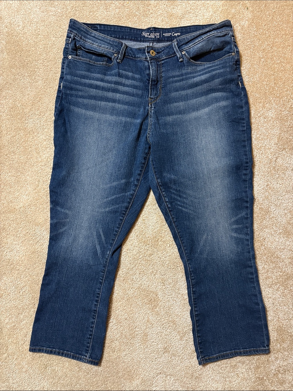 Signature Levi Strau & Co Capri Jean Size 18